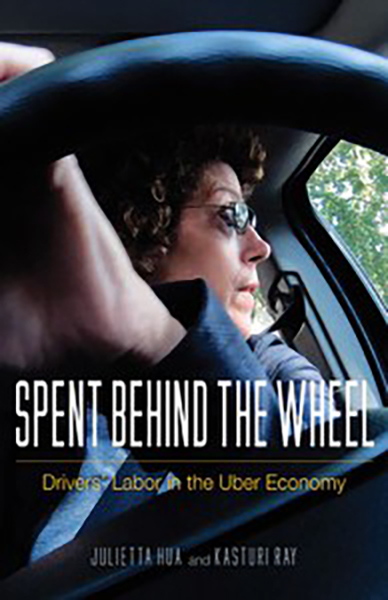 The cover of Spent Behind The Wheel by Julie Hua and Kasturi Ray